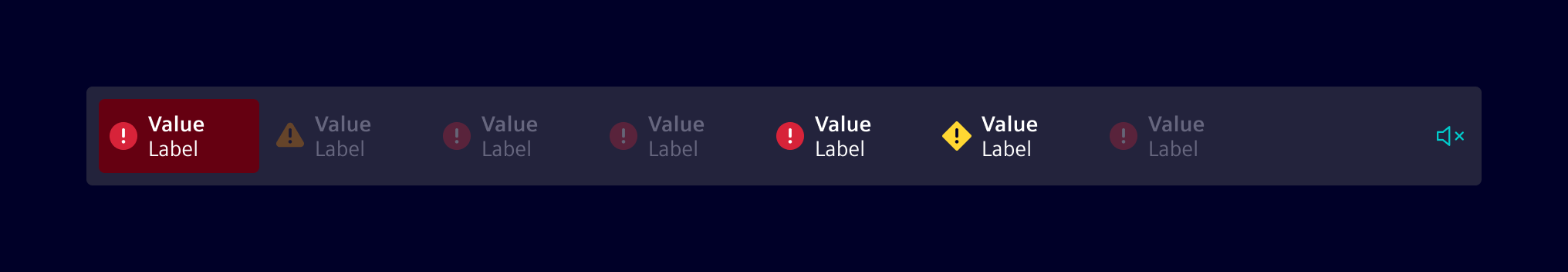 Status bar blinking